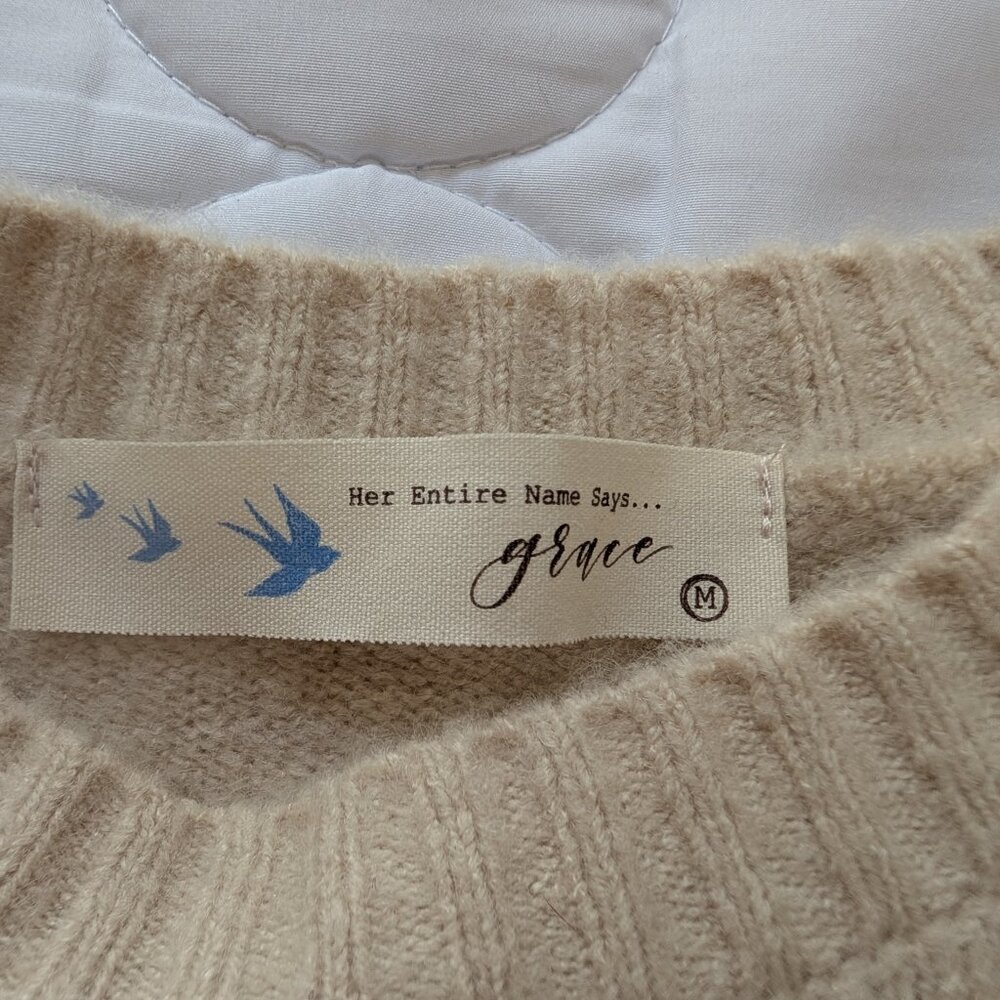 NWT Lizard Thicket cream bodycon sweater dress Medium boutique - Picture 10 of 12